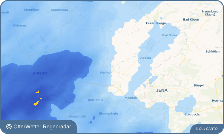 OtterWetter Regenradar-Widget Tiefurt