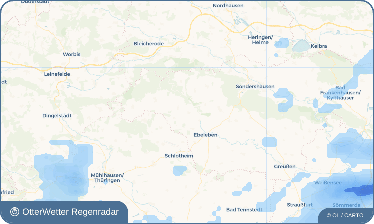 OtterWetter Regenradar-Widget Toba
