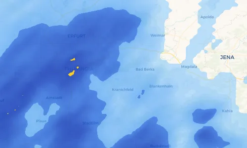 Regenradar Vorschaubild - Aktuelle Niederschläge in Tonndorf und Umgebung