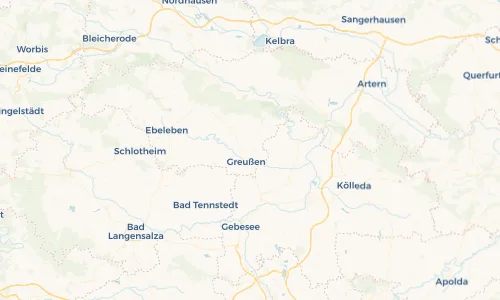 Regenradar Vorschaubild - Aktuelle Niederschläge in Topfstedt und Umgebung