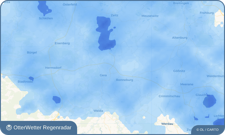OtterWetter Regenradar-Widget Trebnitz