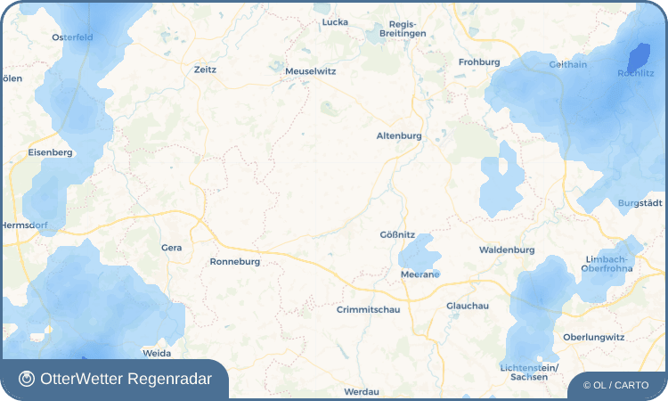 OtterWetter Regenradar-Widget Trebula