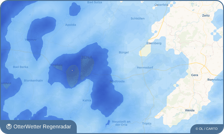 OtterWetter Regenradar-Widget Trockhausen