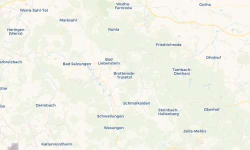 Regenradar Vorschaubild - Aktuelle Niederschläge in Trusetal und Umgebung