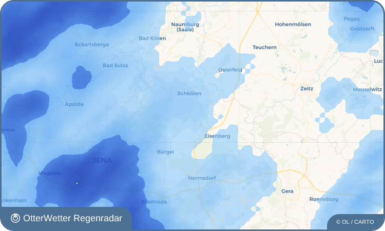 OtterWetter Regenradar-Widget Tünschütz