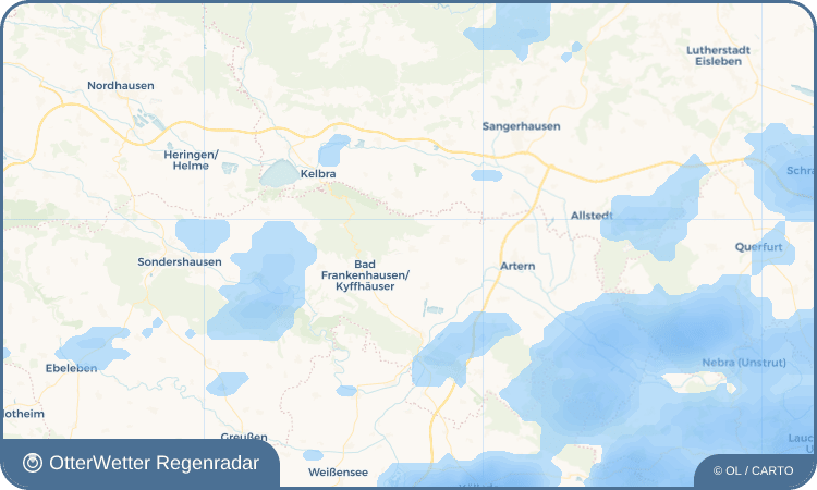 OtterWetter Regenradar-Widget Udersleben