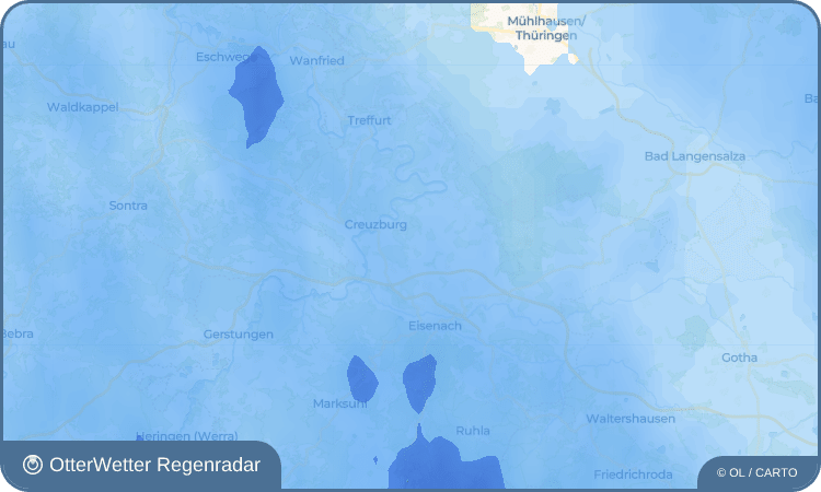 OtterWetter Regenradar-Widget Ütteroda