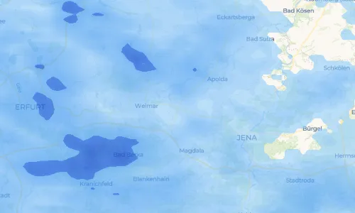 Regenradar Vorschaubild - Aktuelle Niederschläge in Umpferstedt und Umgebung