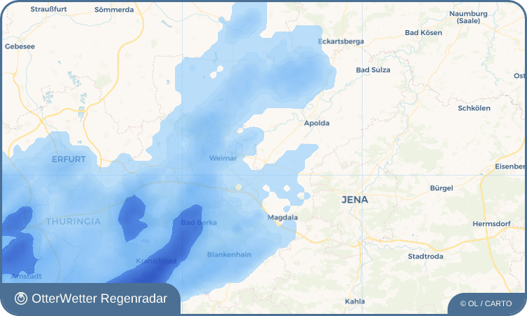 OtterWetter Regenradar-Widget Umpferstedt