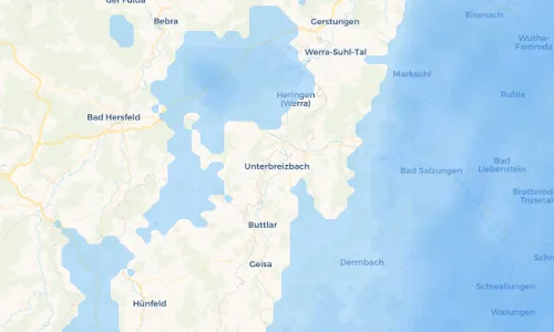 Regenradar Vorschaubild - Aktuelle Niederschläge in Unterbreizbach und Umgebung