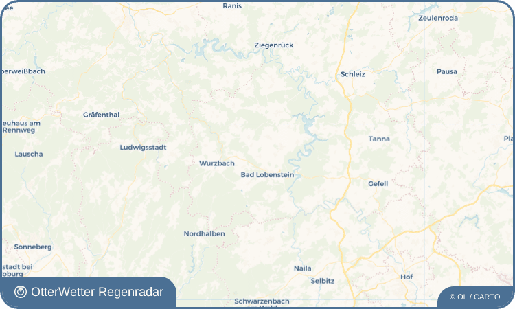 OtterWetter Regenradar-Widget Unterlemnitz