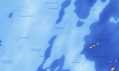 Regenradar Vorschaubild - Aktuelle Niederschläge in Untermaßfeld und Umgebung