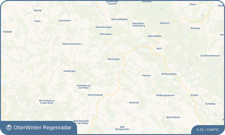 Widget-Vorschau für Untermaßfeld Wetter-Widget-Vorschau mit Vorhersagedaten für Untermaßfeld