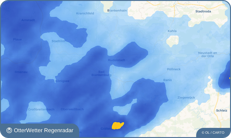 OtterWetter Regenradar-Widget Unterpreilipp