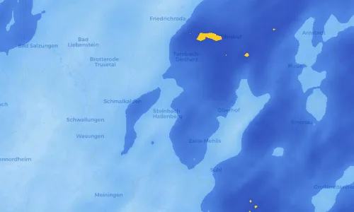 Regenradar Vorschaubild - Aktuelle Niederschläge in Unterschönau und Umgebung