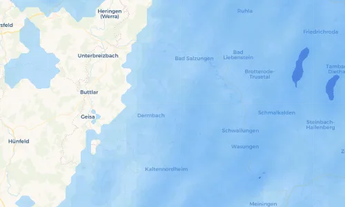 Regenradar Vorschaubild - Aktuelle Niederschläge in Urnshausen und Umgebung