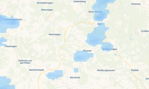 Regenradar Vorschaubild - Aktuelle Niederschläge in Vachdorf und Umgebung