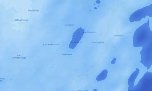 Regenradar Vorschaubild - Aktuelle Niederschläge in Vehra und Umgebung