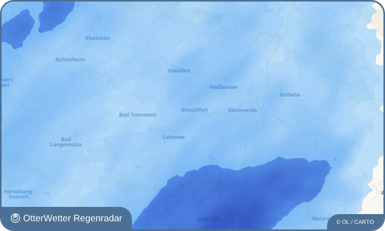 Widget-Vorschau für Vehra Wetter-Widget-Vorschau mit Vorhersagedaten für Vehra