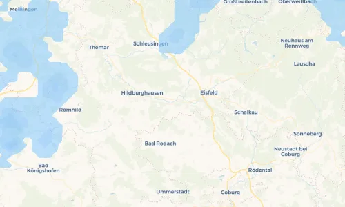 Regenradar Vorschaubild - Aktuelle Niederschläge in Veilsdorf und Umgebung