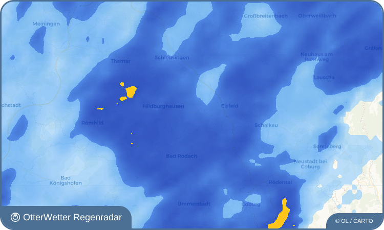 OtterWetter Regenradar-Widget Veilsdorf