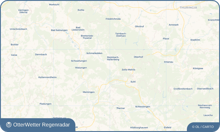 Wetter-Widget-Vorschau mit Vorhersagedaten für Viernau