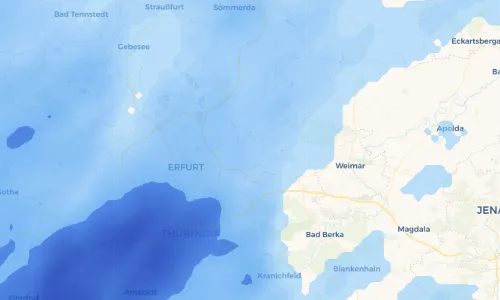 Regenradar Vorschaubild - Aktuelle Niederschläge in Vieselbach und Umgebung