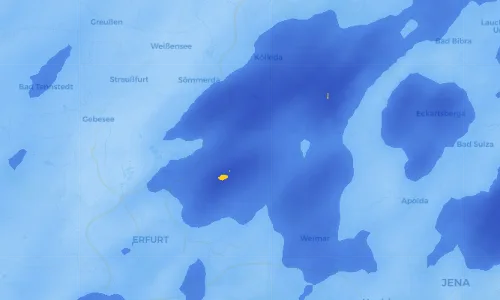 Regenradar Vorschaubild - Aktuelle Niederschläge in Vippachedelhausen und Umgebung