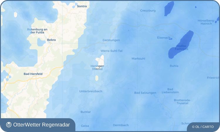 OtterWetter Regenradar-Widget Vitzeroda