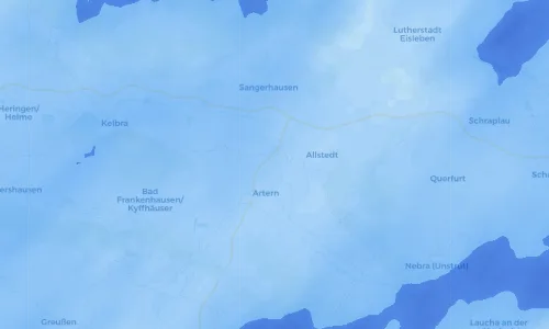 Regenradar Vorschaubild - Aktuelle Niederschläge in Voigtstedt und Umgebung