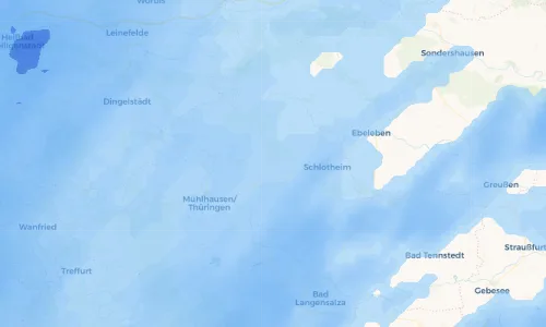 Regenradar Vorschaubild - Aktuelle Niederschläge in Volkenroda und Umgebung
