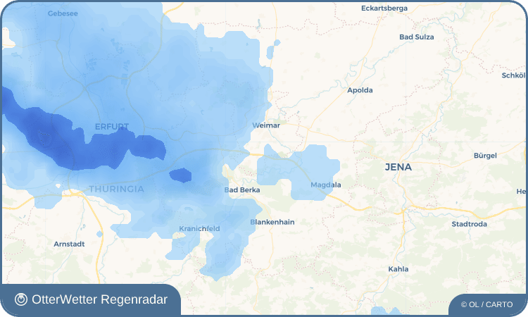 OtterWetter Regenradar-Widget Vollersroda