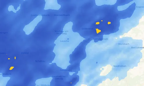 Regenradar Vorschaubild - Aktuelle Niederschläge in Vorwerk und Umgebung