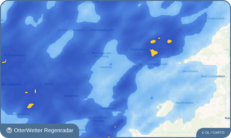 OtterWetter Regenradar-Widget Vorwerk