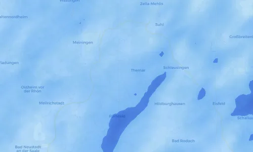 Regenradar Vorschaubild - Aktuelle Niederschläge in Wachenbrunn und Umgebung