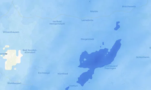 Regenradar Vorschaubild - Aktuelle Niederschläge in Wachstedt und Umgebung