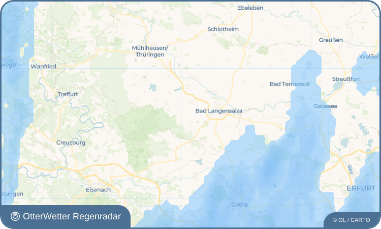 OtterWetter Regenradar-Widget Waldstedt