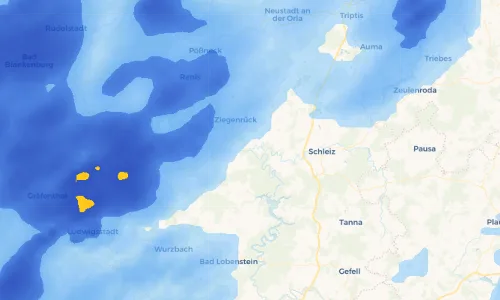 Regenradar Vorschaubild - Aktuelle Niederschläge in Walsburg und Umgebung
