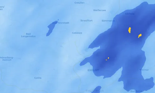 Regenradar Vorschaubild - Aktuelle Niederschläge in Walschleben und Umgebung