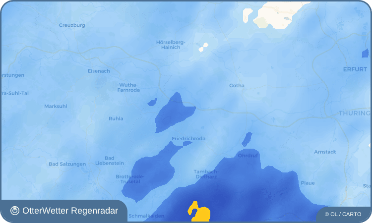 Widget-Vorschau für Waltershausen Wetter-Widget-Vorschau mit Vorhersagedaten für Waltershausen