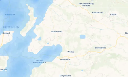Regenradar Vorschaubild - Aktuelle Niederschläge in Wehnde und Umgebung