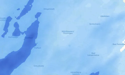 Regenradar Vorschaubild - Aktuelle Niederschläge in Weidensee und Umgebung