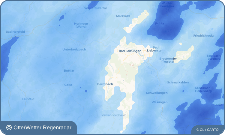 OtterWetter Regenradar-Widget Weilar