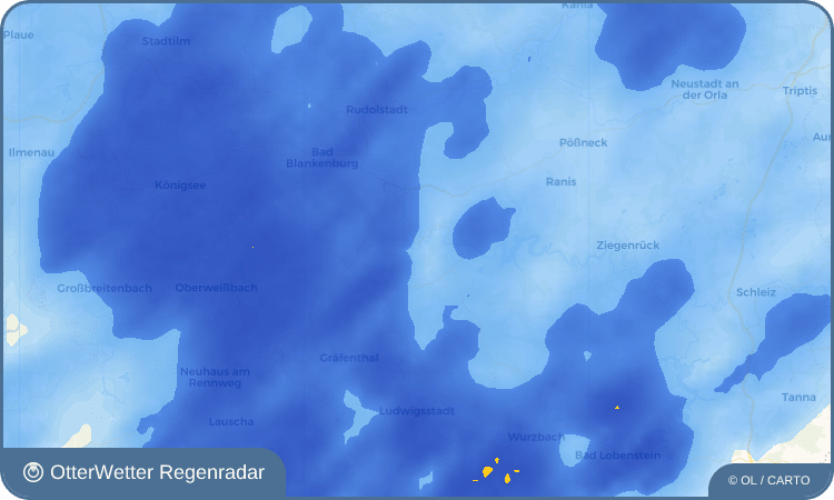OtterWetter Regenradar-Widget Weischwitz