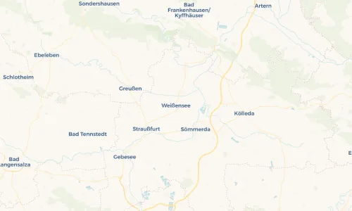 Regenradar Vorschaubild - Aktuelle Niederschläge in Weißensee und Umgebung