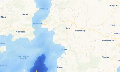 Regenradar Vorschaubild - Aktuelle Niederschläge in Weißig und Umgebung