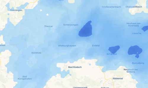 Regenradar Vorschaubild - Aktuelle Niederschläge in Weitersroda und Umgebung