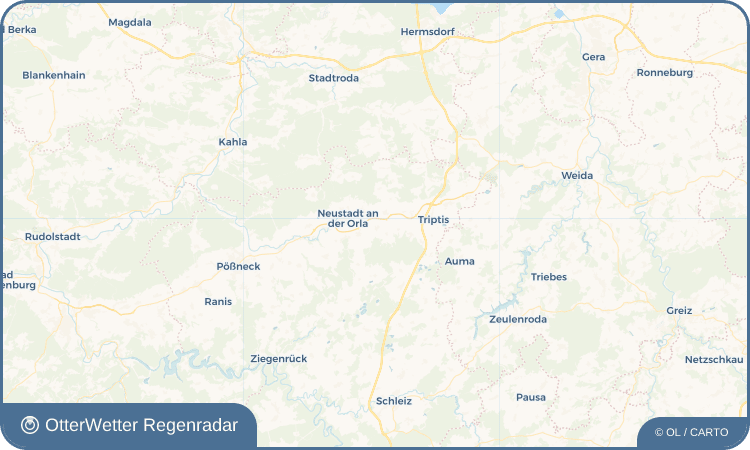 OtterWetter Regenradar-Widget Weltwitz