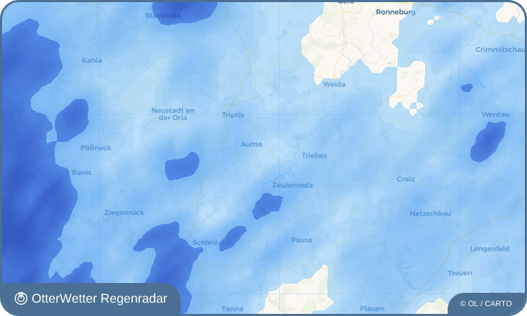 Widget-Vorschau für Wenigenauma Wetter-Widget-Vorschau mit Vorhersagedaten für Wenigenauma