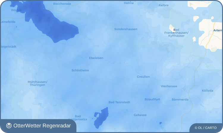 Widget-Vorschau für Wenigenehrich Wetter-Widget-Vorschau mit Vorhersagedaten für Wenigenehrich